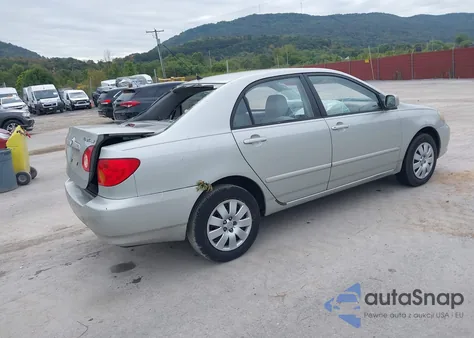 2003 Toyota Corolla Le из США, поврежденный, VIN 2T1BR32E83C012027